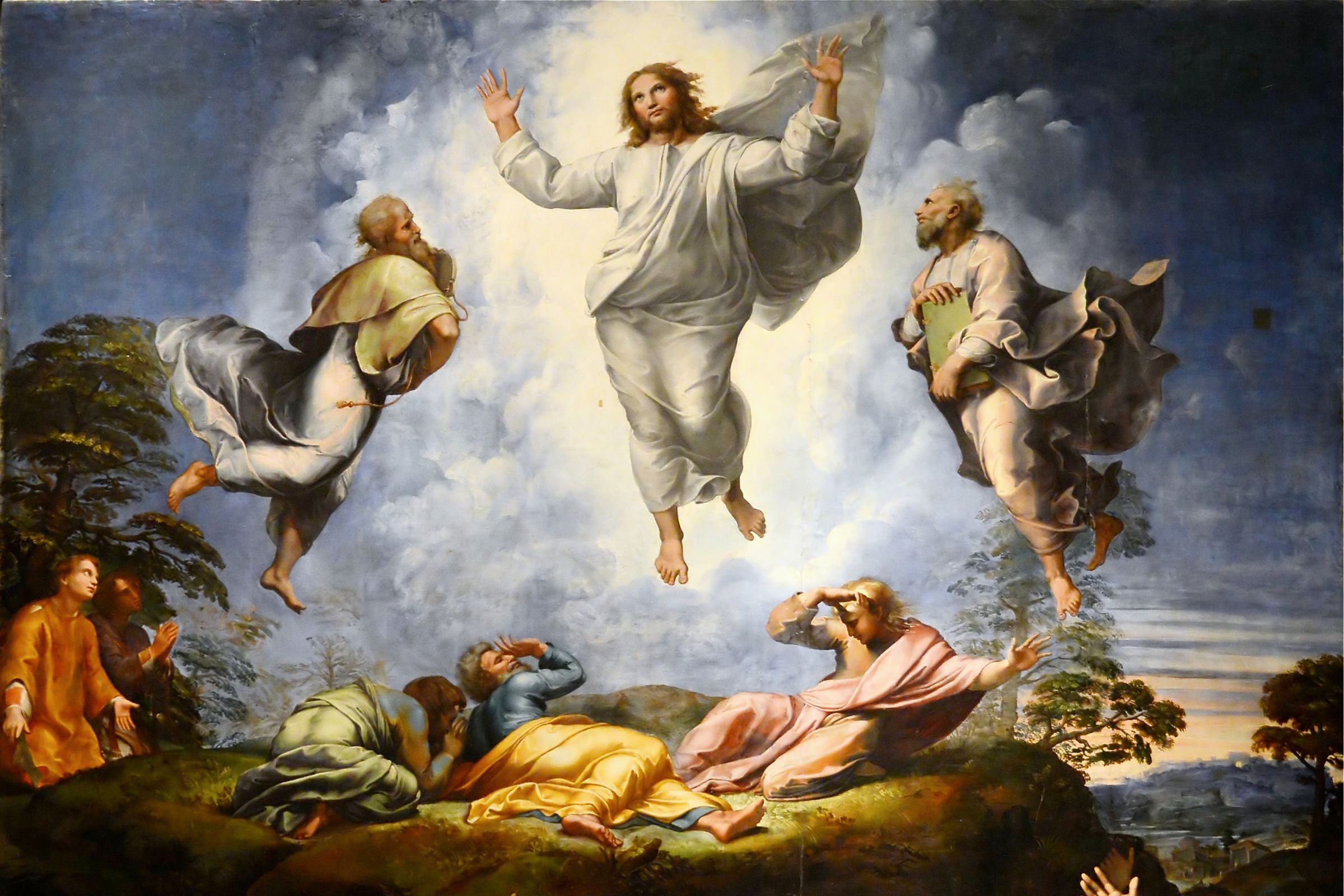 Transfiguration by Raphael, circa 1518–1520 (detail)
