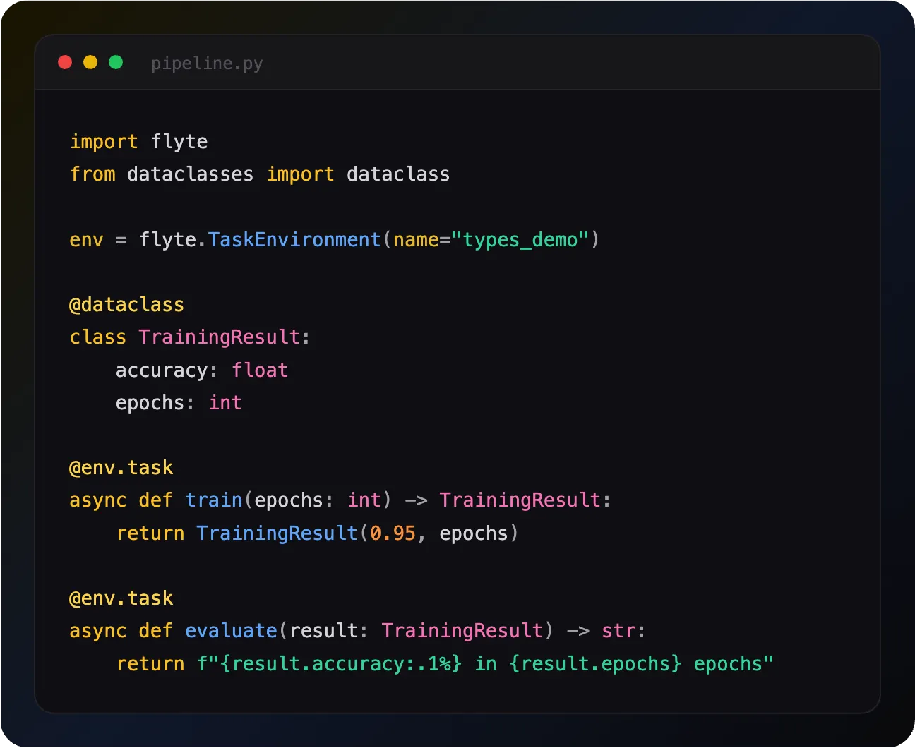 Pass Dataclasses, Pydantic Models, and Complex Types Between Tasks with Serialization