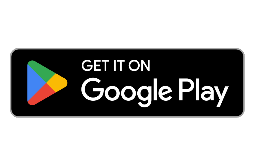 Get it on Google Play badge with Google Play logo on a black rounded rectangle background.