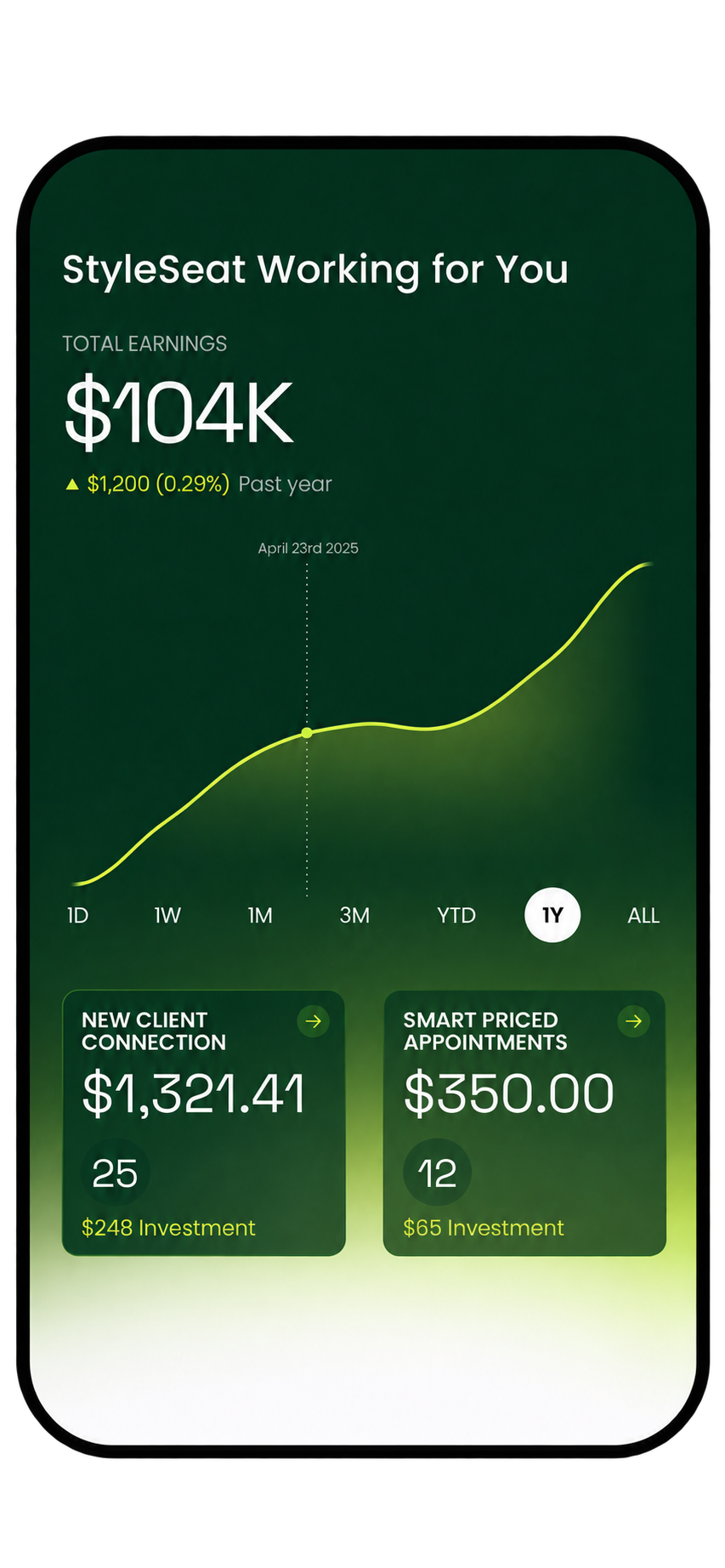 StyleSeat app: your business working for you