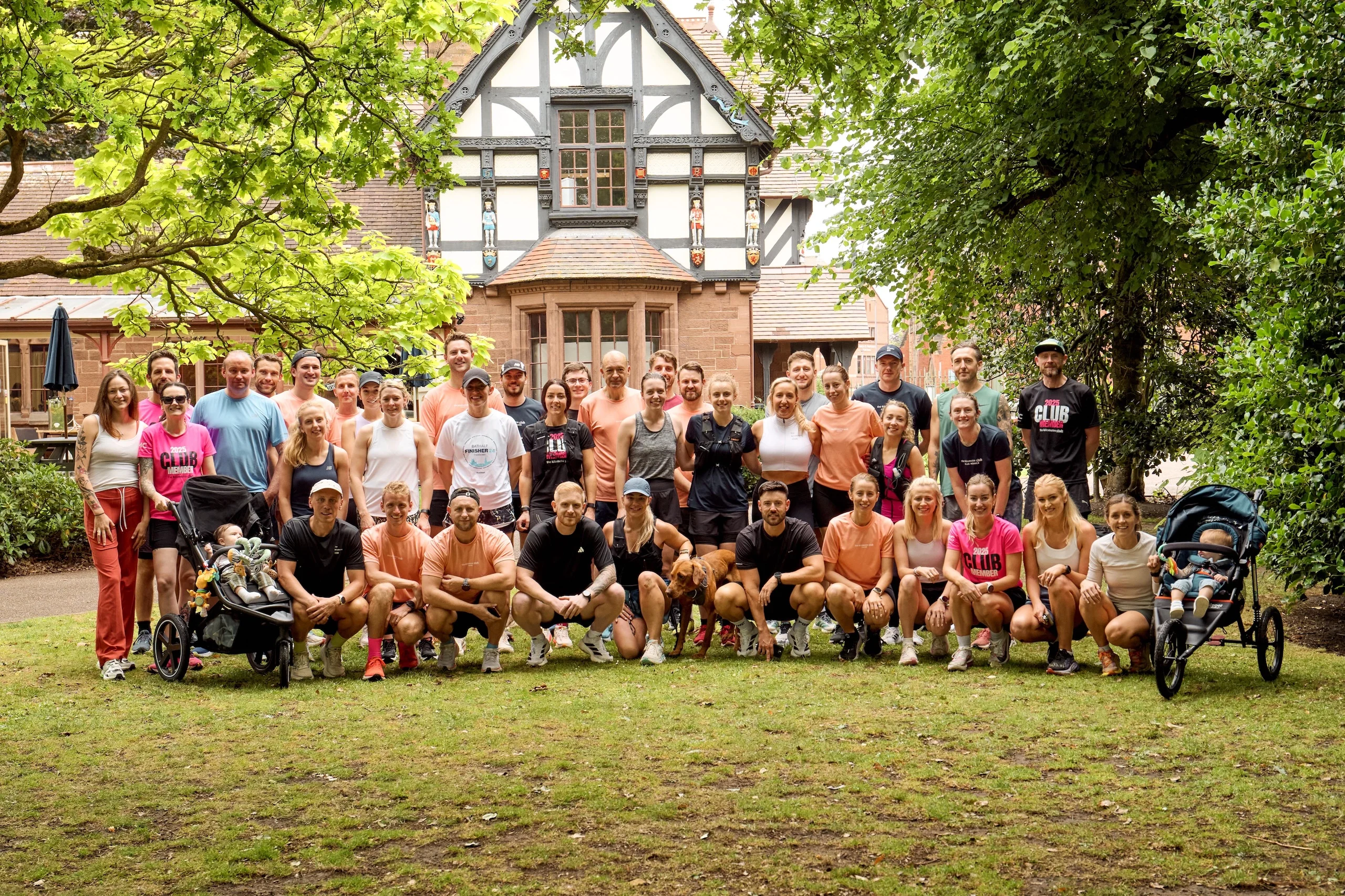 Scalable website for running clubs