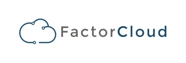 FactorCloud logo with a stylized cloud icon on the left and the text 'FactorCloud' on the right.