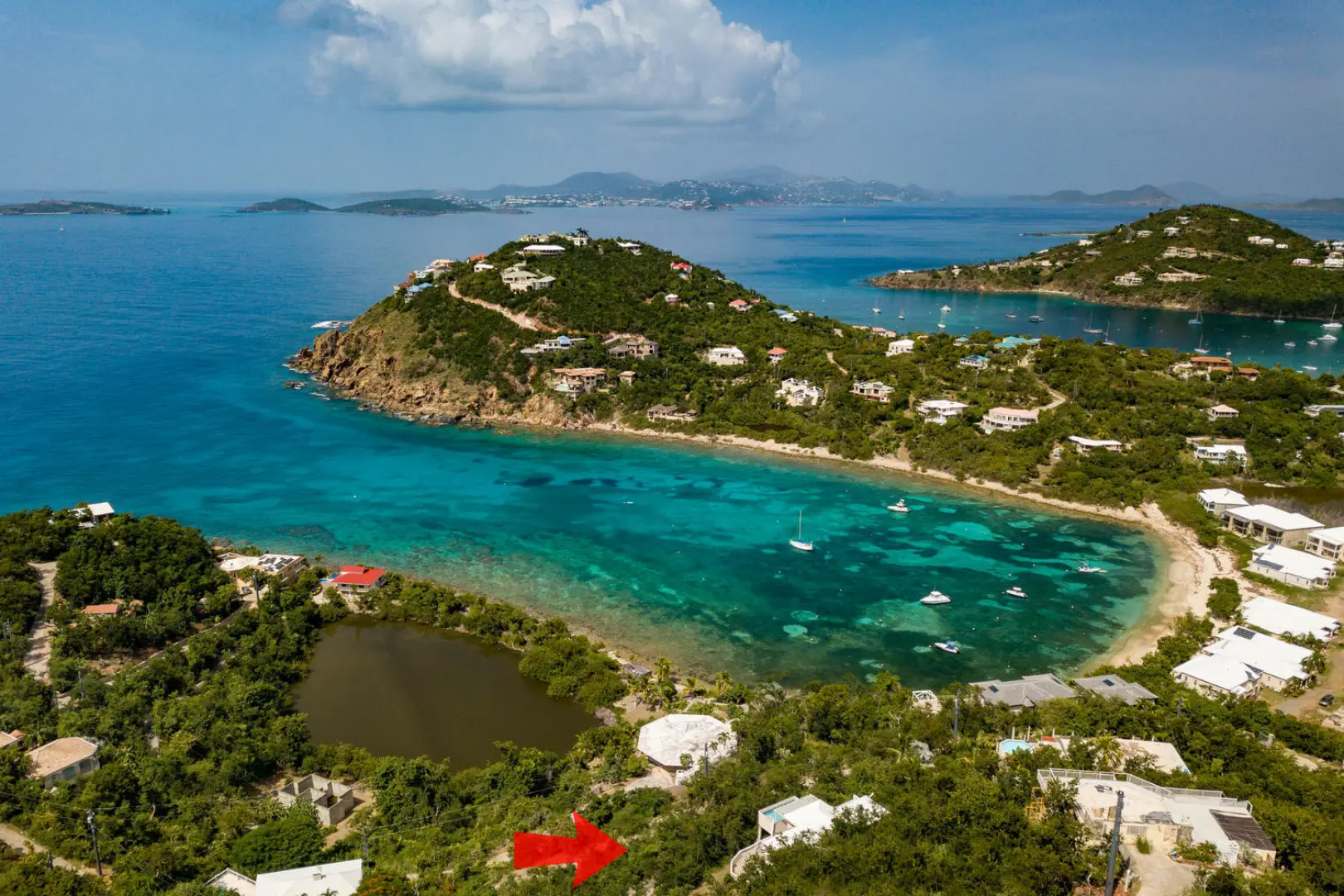 Chocolate Hole hillside, St. John USVI