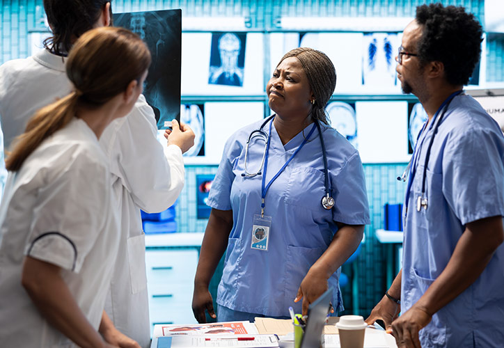 image of medical aid being provided