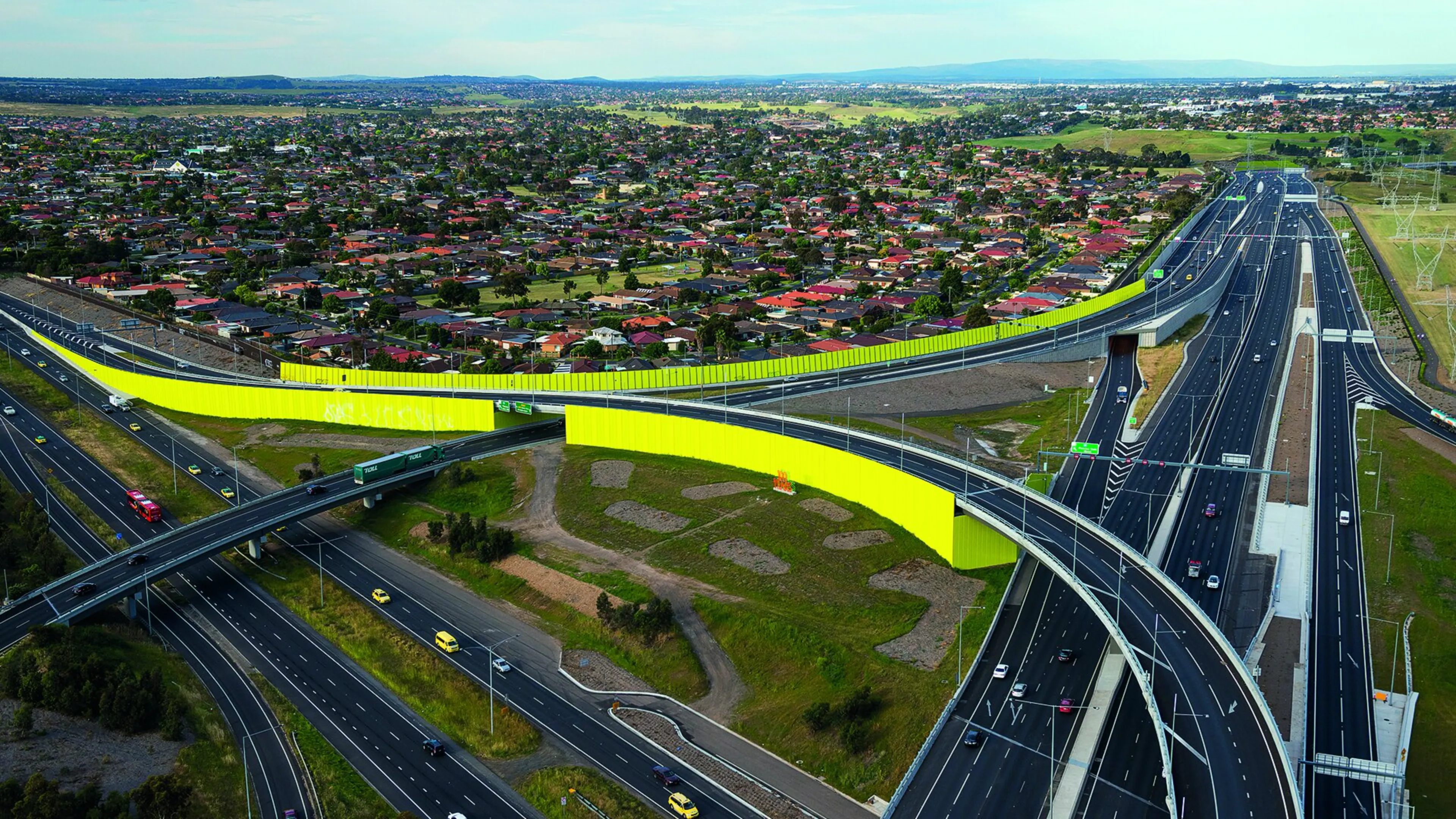 The M80 motorway in Melbourne