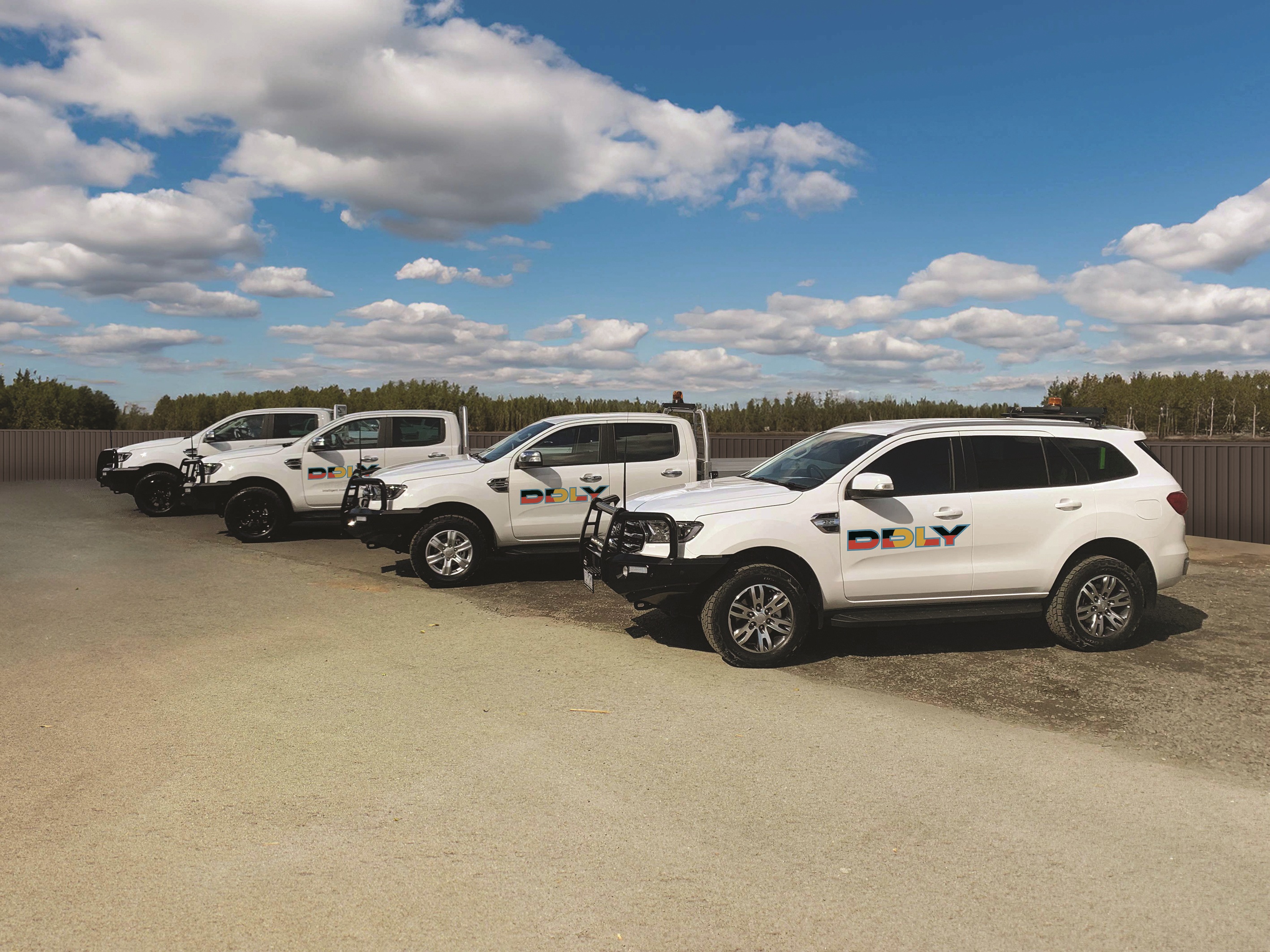 A selection of fliit vehicles