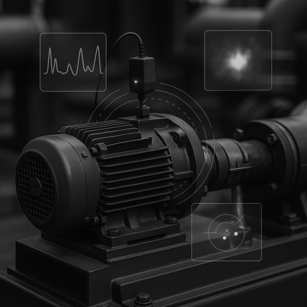 image of a technician installing solar panels (for a green tech/cleantech company)