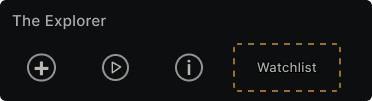 Disney+ interface showing the Watchlist label and plus add button that caused user confusion.