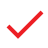 Red check mark icon.