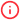 Red information icon with a lowercase letter i inside a circle.