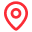 Red map pin location icon.