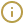 Information icon with a lowercase letter i inside a circle.