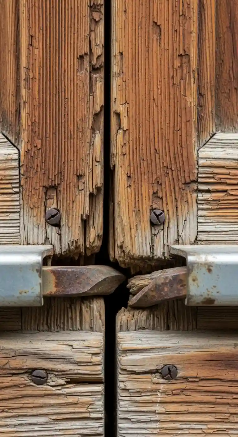 Réparation barre seuil cassée installation porte ancienne Le Champ-près-Froges zone rurale