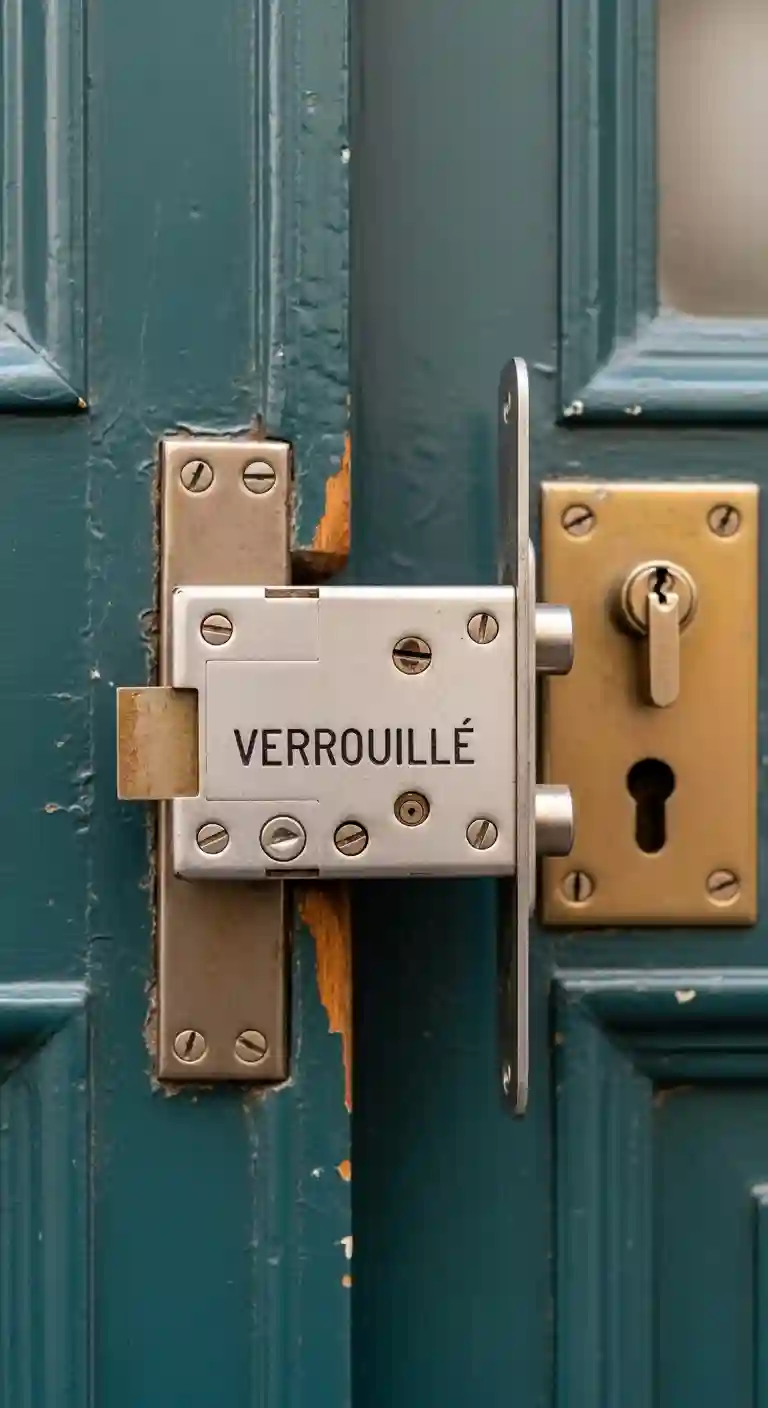 Problème serrure bloquée porte claquée immeuble haussmannien Grenoble quartier historique