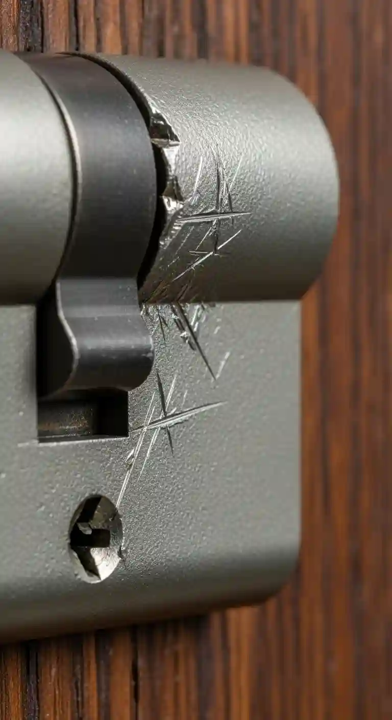 Cylindre serrure endommagé effraction installation A2P Chuzelles quartier Pauphile