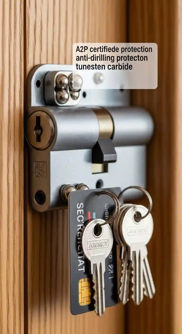 Cylindre haute sécurité certifié A2P mécanisme protection anti-effraction Oytier-Saint-Oblas