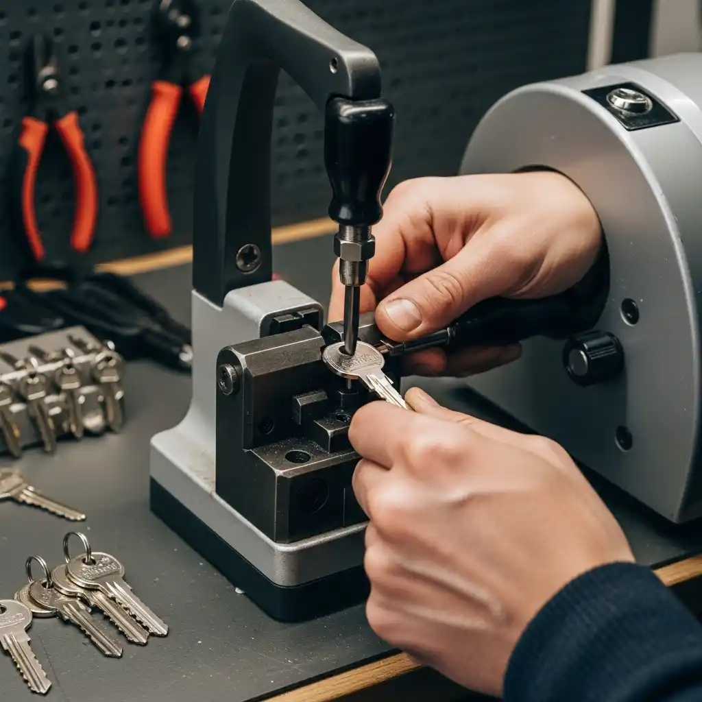 Serrurier professionnel reproduisant double de clé sécurisée Saint-Geoire-en-Valdaine atelier spécialisé
