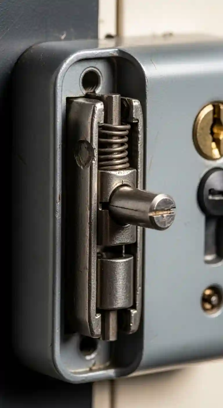 Verrou cassé mécanisme endommagé serrure ancienne copropriété Villefontaine secteur Servenoble 38090