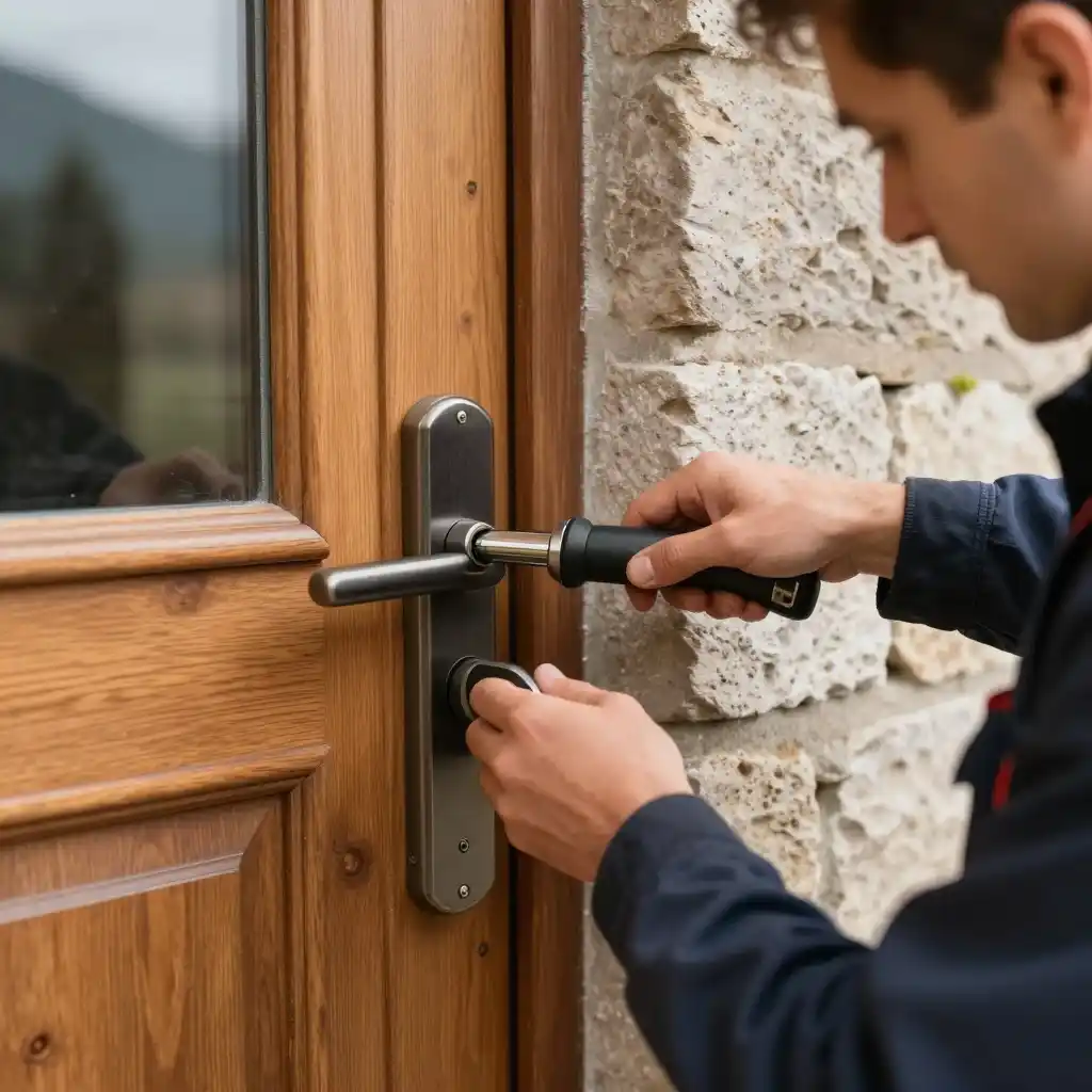 Installation serrure multipoints certifiée A2P habitation Proveysieux Chartreuse par serrurier professionnel qualifié