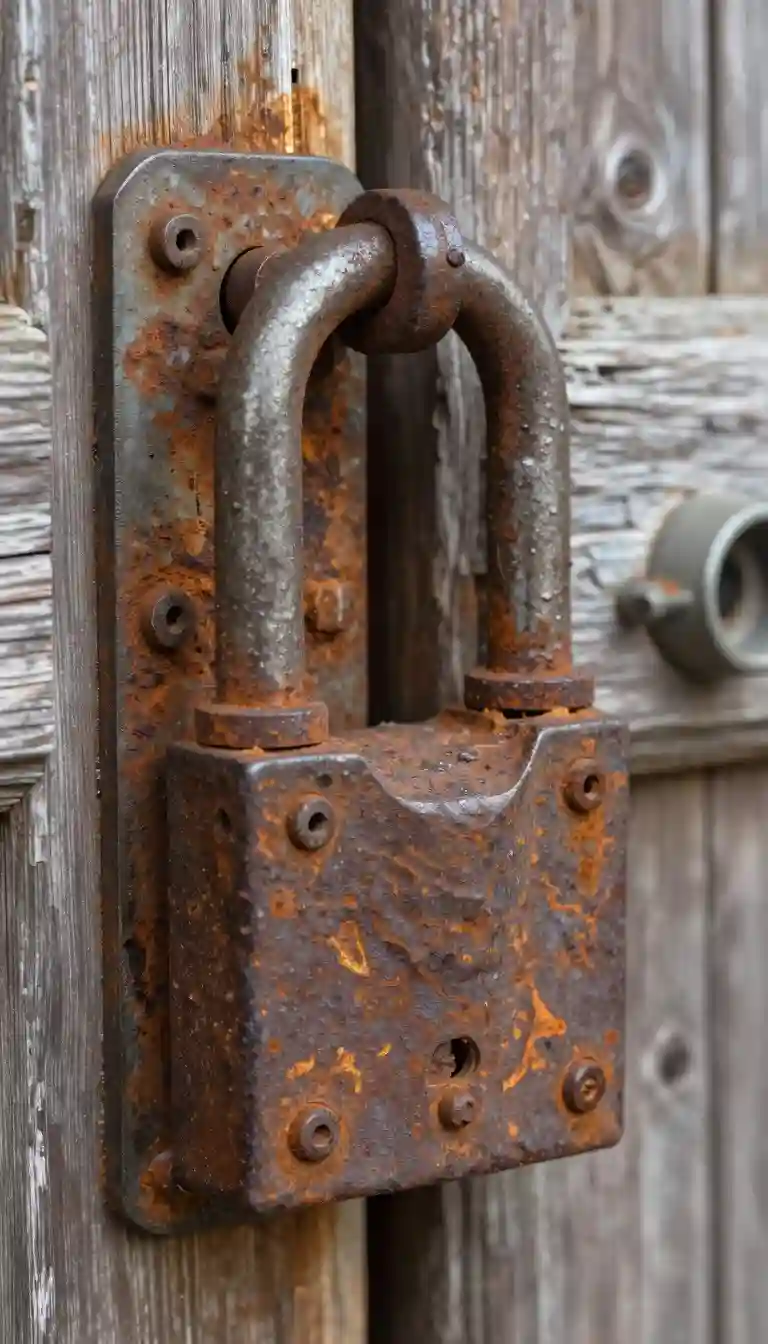 Serrure corrodée humidité Grésivaudan problème portes anciennes Lumbin vallée montagne Isère