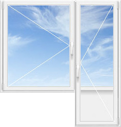 Балконный блок ПВХ