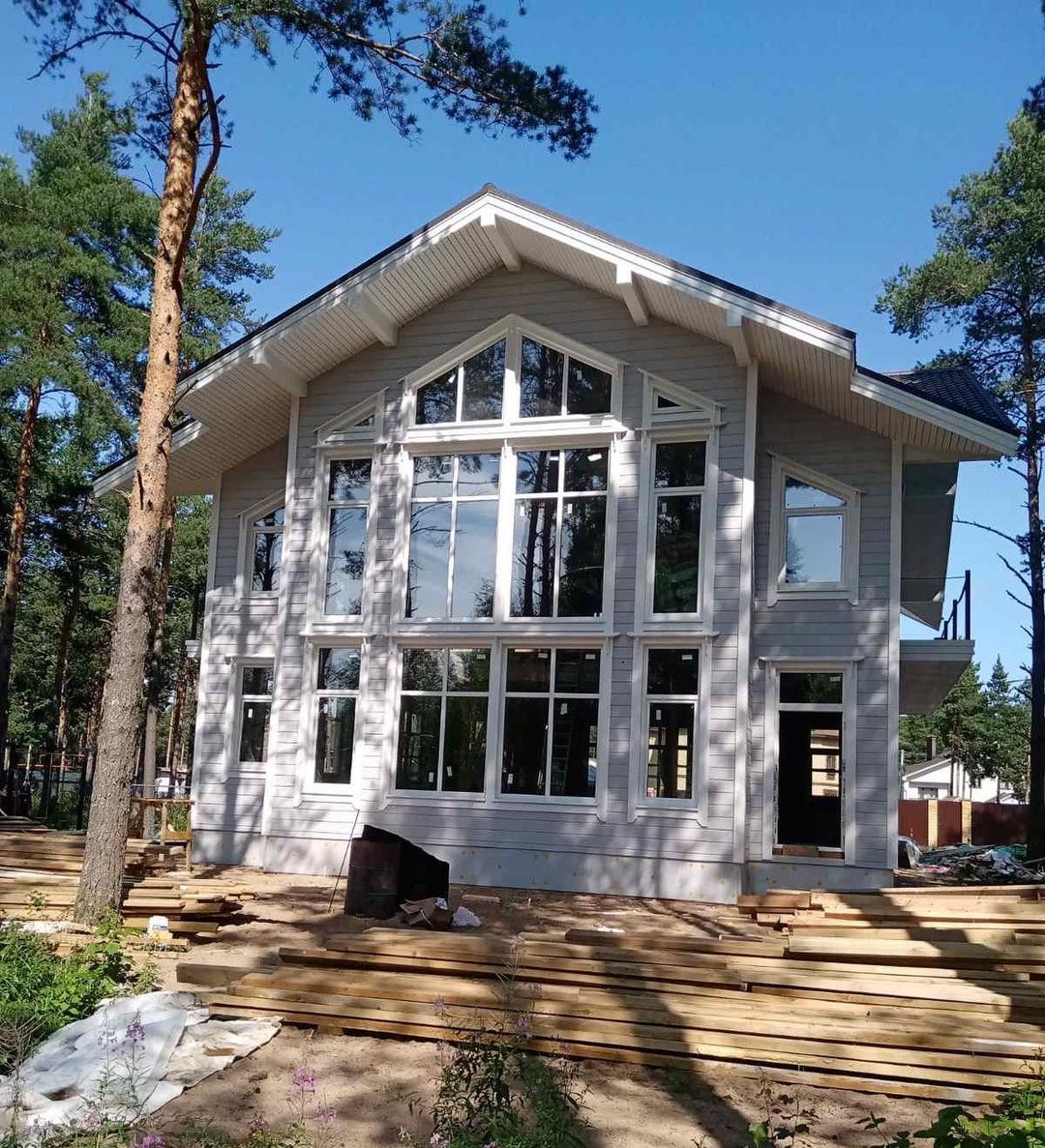 Коттедж остекление окнами ПВХ Минская область