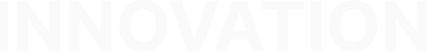 The word INNOVATION in large, bold, white capital letters on a black background.