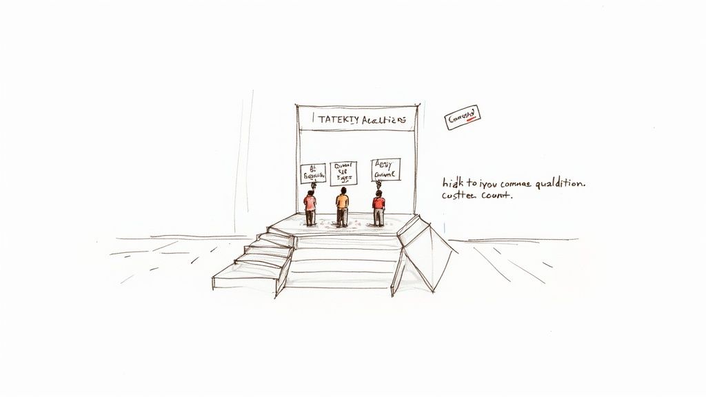 An abstract image representing the digital auction process with charts and graphs.