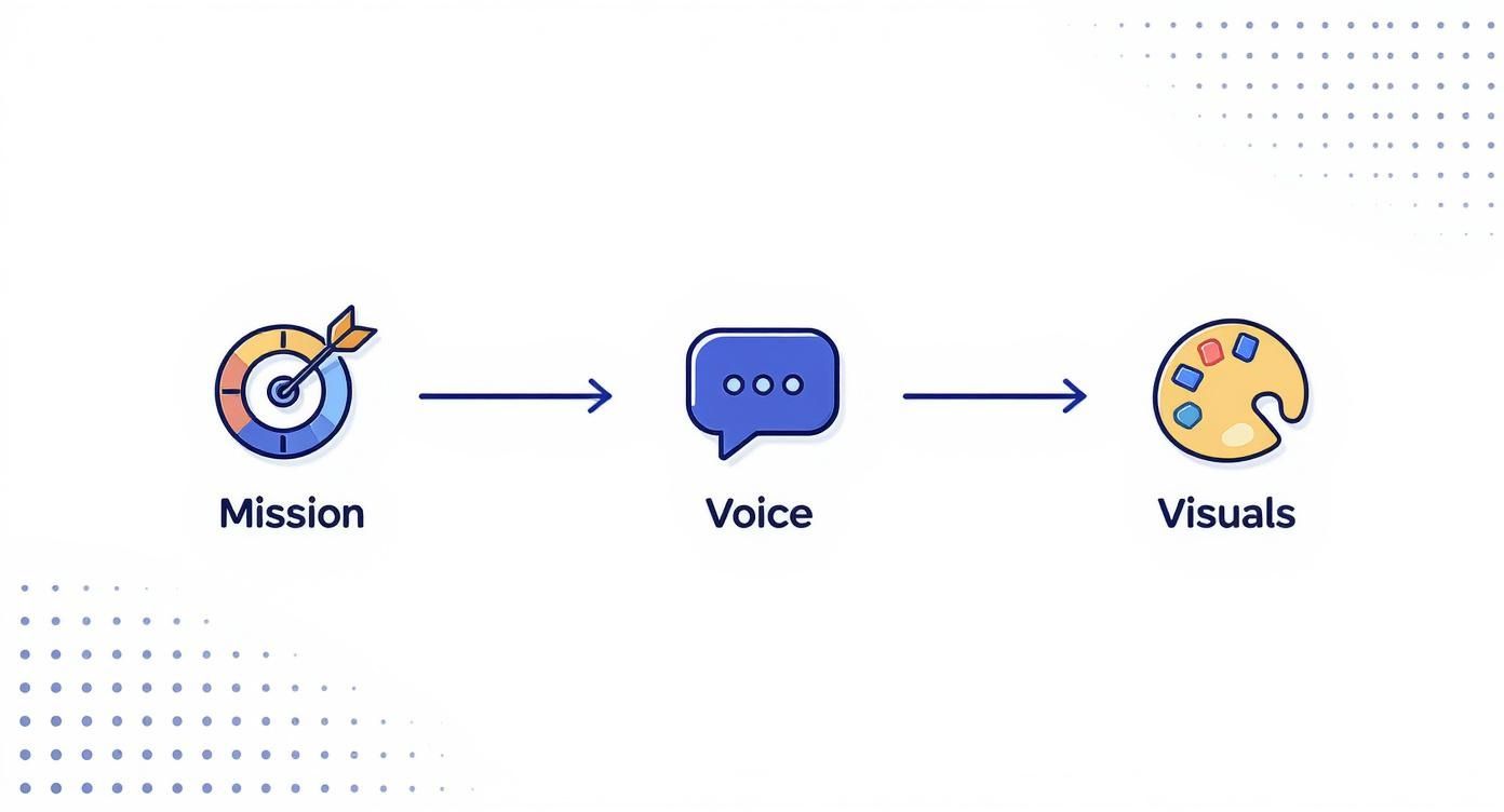 Infographic about how to improve brand awareness