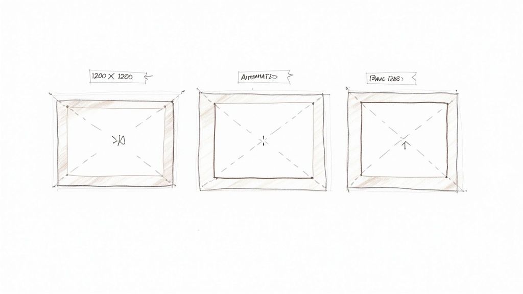 A mobile phone and a desktop computer showing how a single ad adapts to fit both screens.