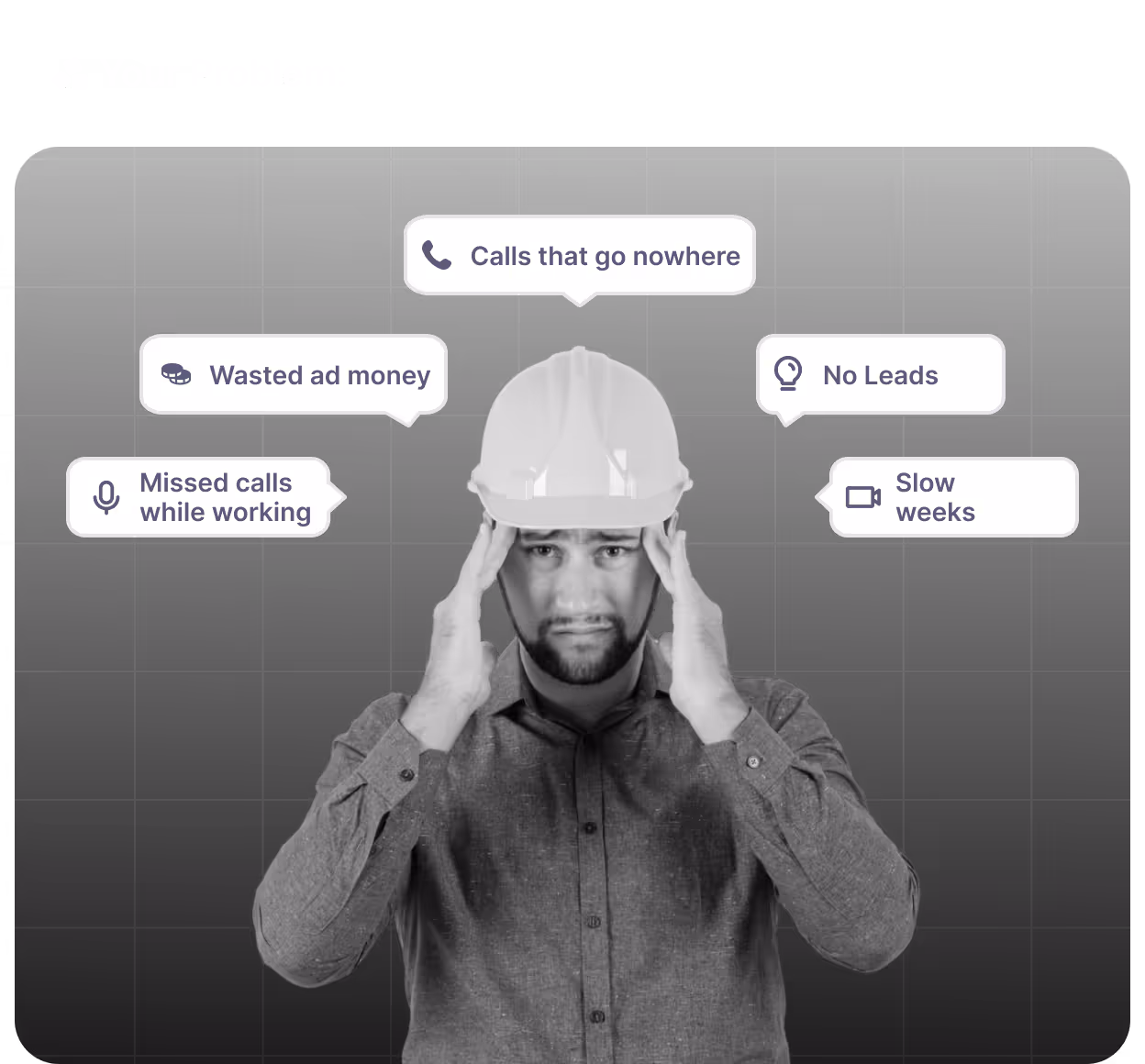 You fix roofs, we fix your phone not ringing. We find homeowners who need roofing help, filter out junk, and send real calls your way. No ads, no guesswork just steady roofing jobs.