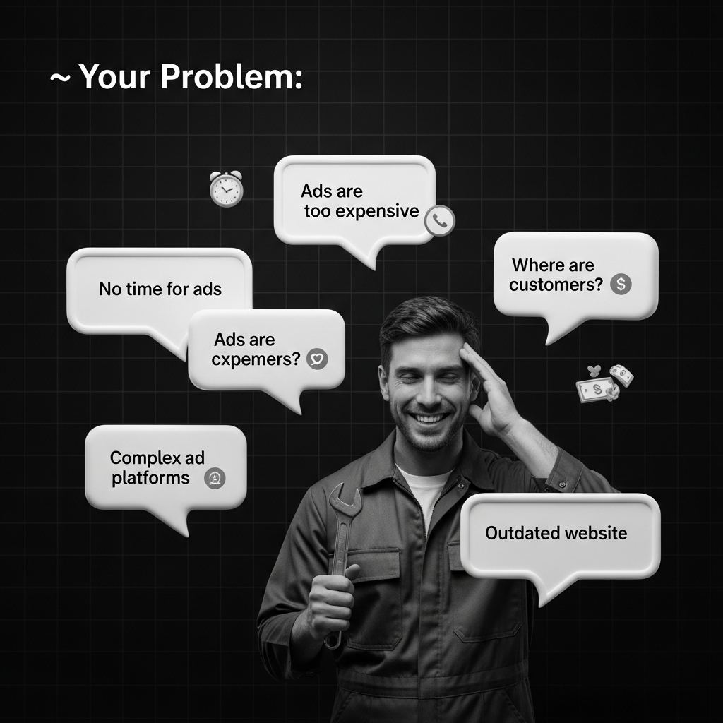 Tell us about your auto repair business, services, and target area. We tailor a strategy just for you.