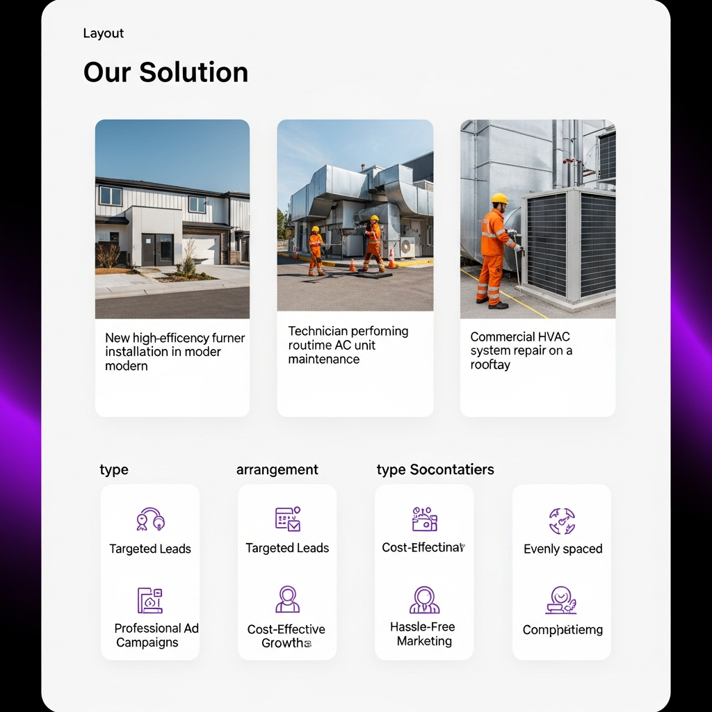 Our AI crafts professional Meta, Google, and YouTube ads designed to attract homeowners needing HVAC services.