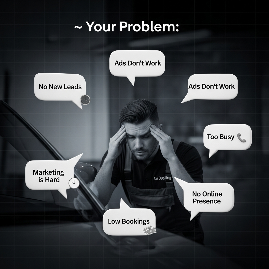 We'll discuss your specific goals, target audience, and unique detailing and coating services to build a custom plan.