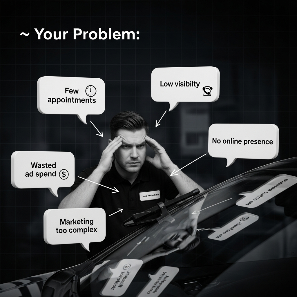 Our AI crafts professional-grade ad videos and carousels tailored specifically for windshield replacement services, targeting your ideal local customers.