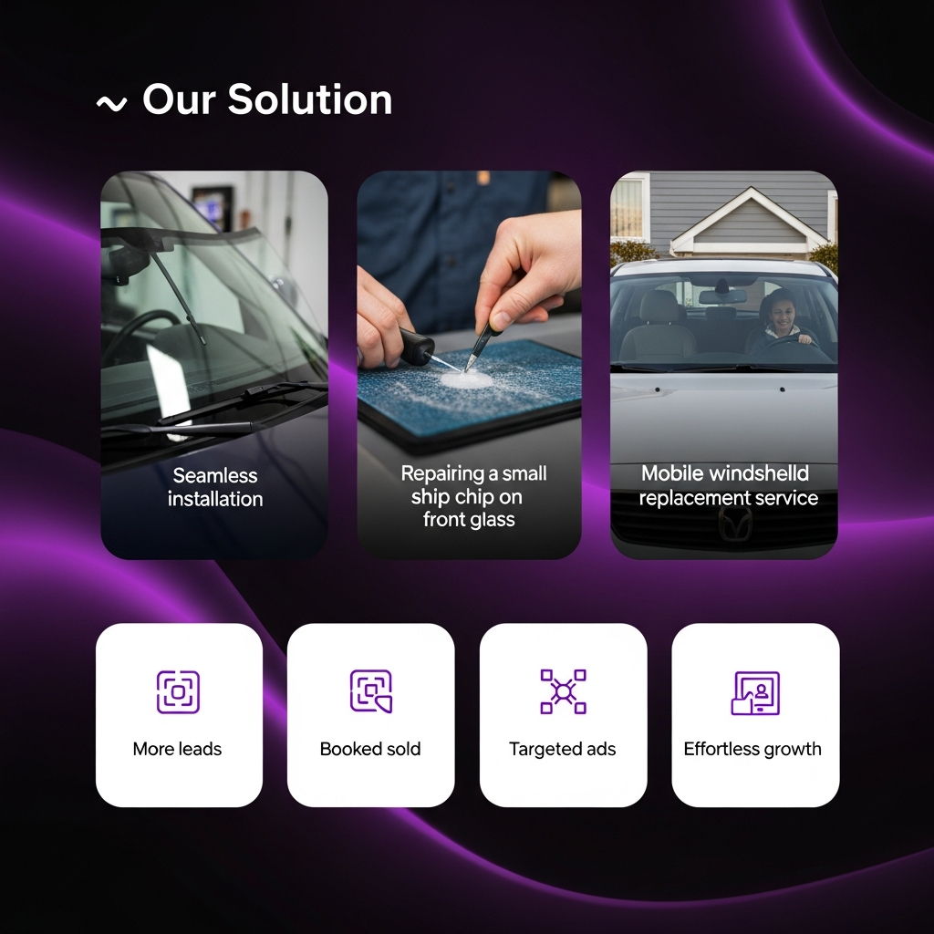 We launch your ads across Meta, Google, and YouTube, ensuring your services are seen by people actively searching for windshield replacement.