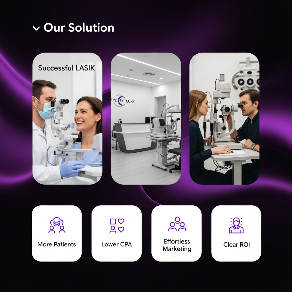 Our AI-powered platform deploys professional Meta, Google, and YouTube ads designed to attract your ideal patients.