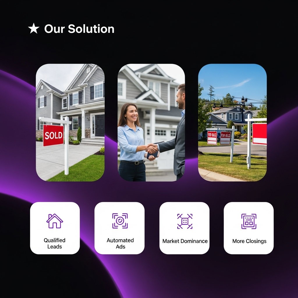 Our AI deploys professional Meta, Google, and YouTube ads, continuously optimizing them for maximum lead quality and ROI.