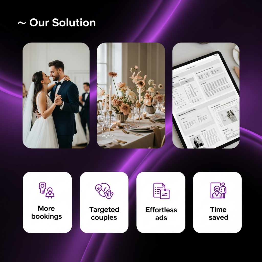 Our AI crafts and deploys professional-grade Meta, Google, and YouTube ads with stunning visuals and compelling copy.