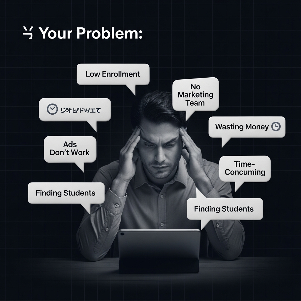 We tailor a data-driven ad strategy for your institution, setting up campaigns across Meta, Google, and YouTube.