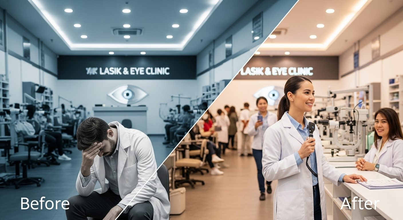 Attract more patients to your LASIK or eye clinic with professional-grade Meta, Google, and YouTube ads. Get agency-quality marketing without the high costs or dedicated team.