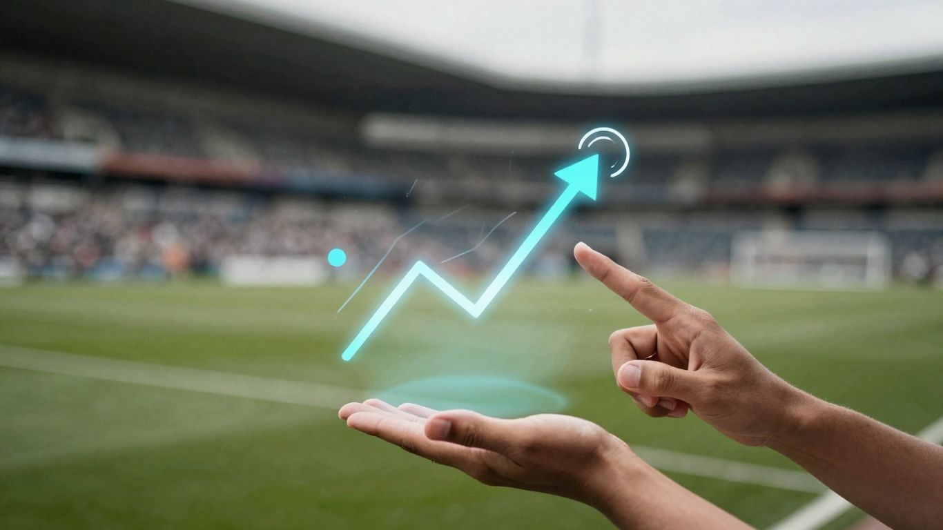 Person re-engaging with digital ads, boosting ROI.