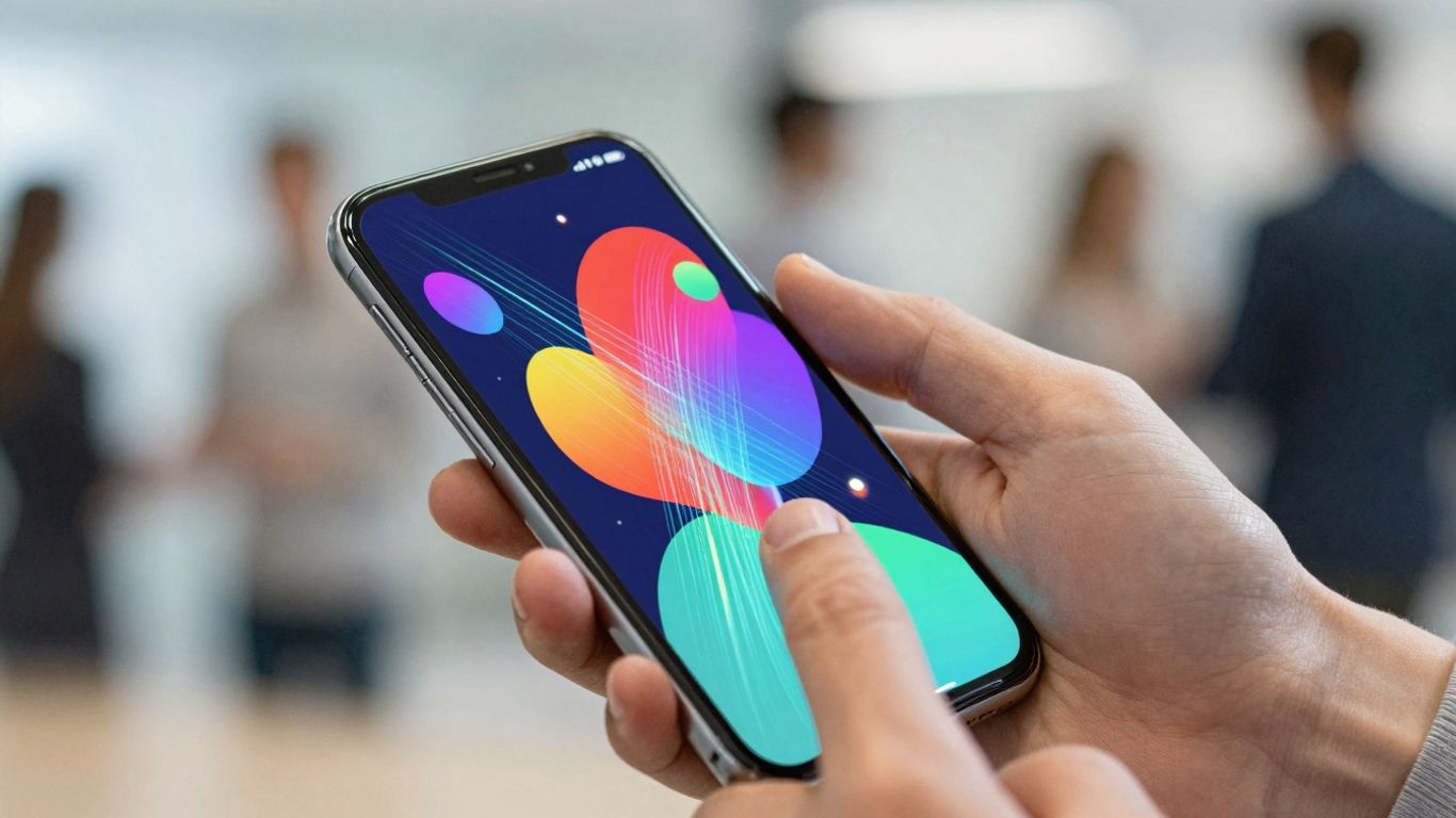 Digital marketing ad spend tracker interface on a smartphone.