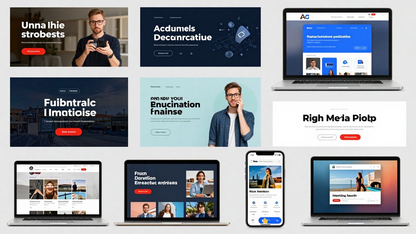 Digital display ad formats on screens