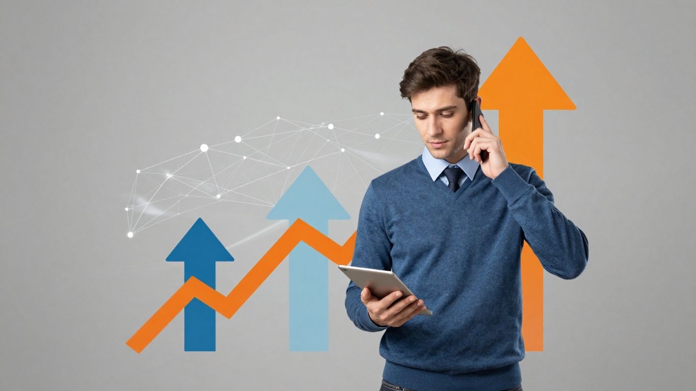 Business growth and digital marketing concepts visualized.