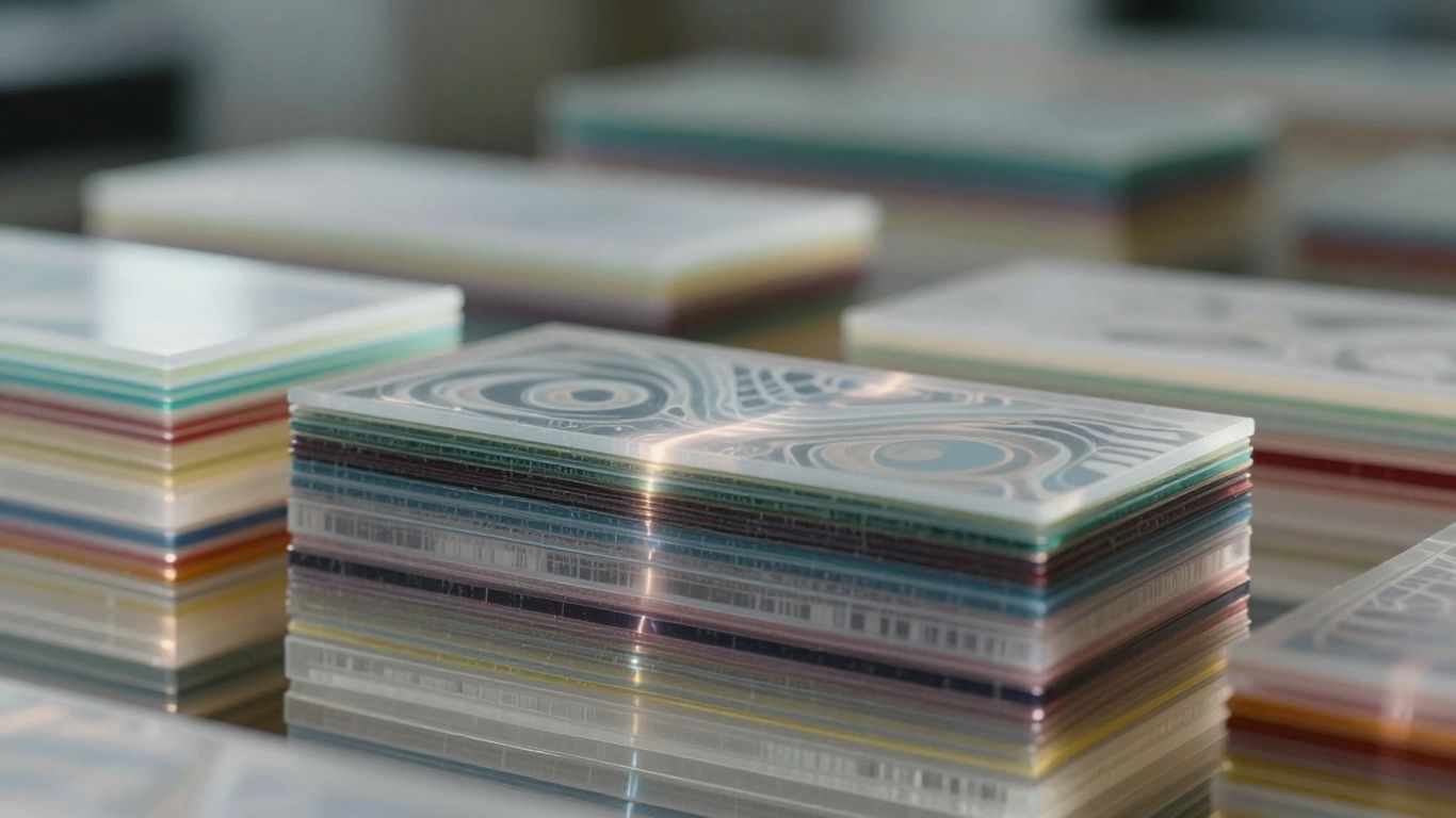 Abstract data layers in a Parquet file format.