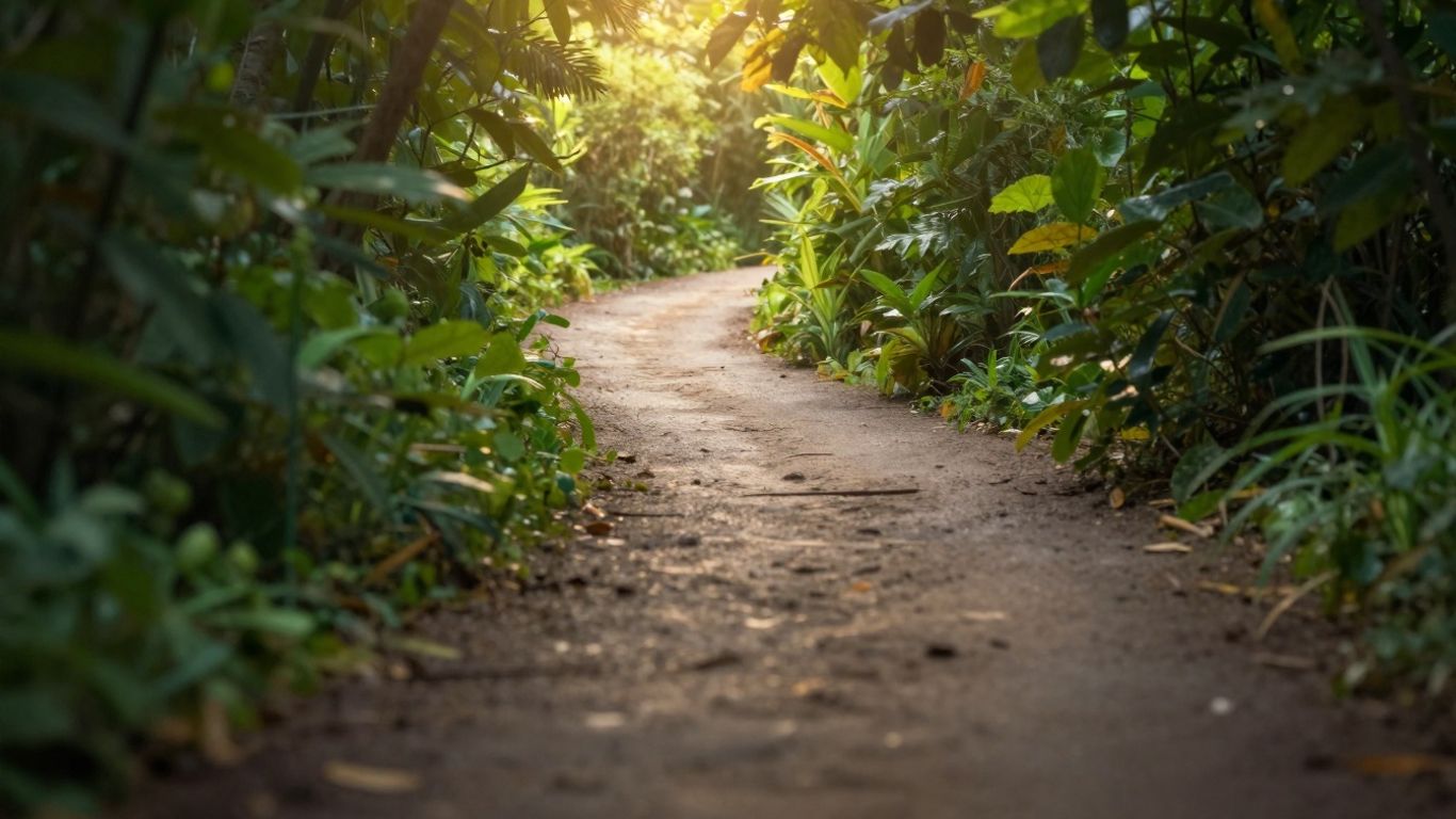 Path leading to light, symbolizing conversion success.