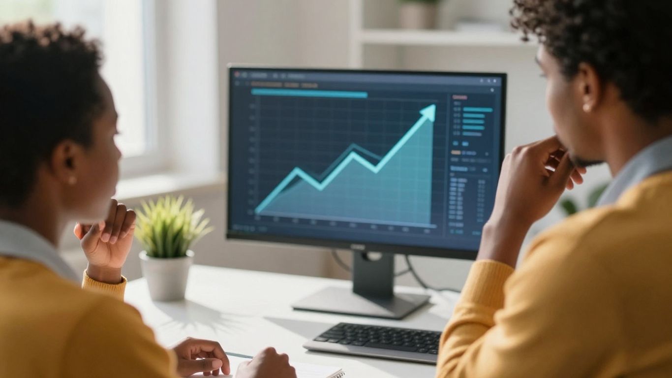 Person planning SEO strategy on a laptop.