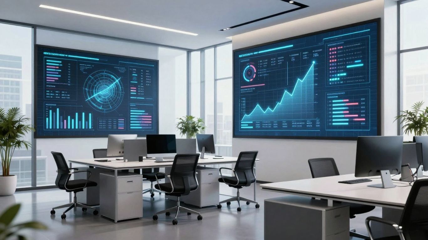 Circana logo with abstract data visualizations in the background.