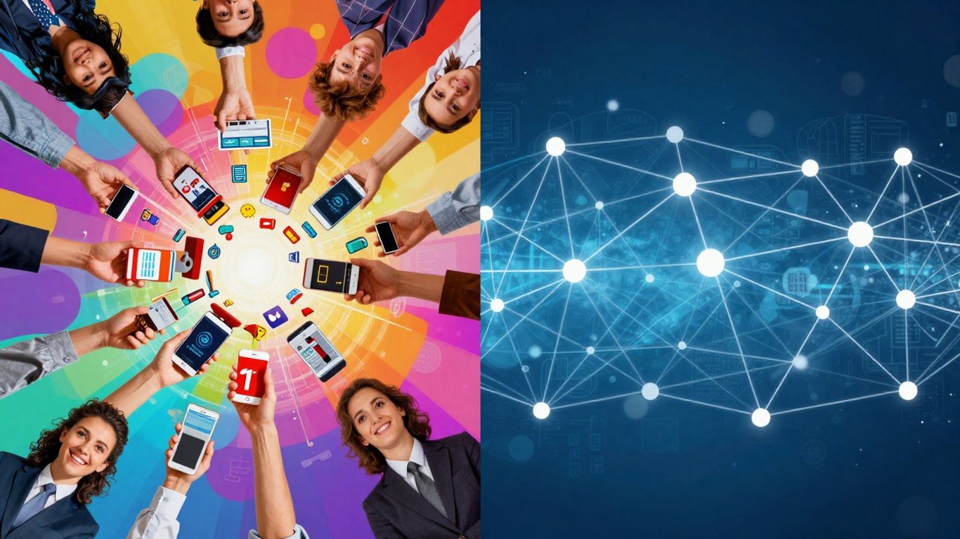 Marketing models comparison visual